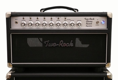 Two-Rock Classic Reverb 50 watts head Silver anodize Black Bronco