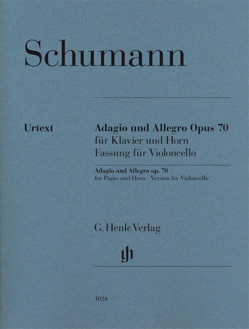 Adagio und Allegro op. 70 für Klavier und Horn Version for Violoncello : photo 1