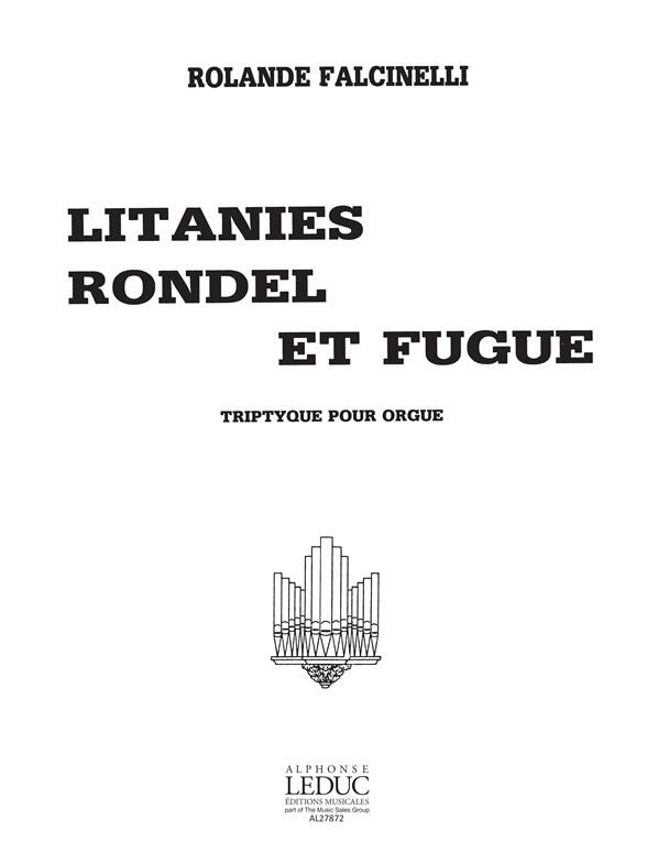 Alphonse Leduc Litanies/Rondel/Fugue : photo 1