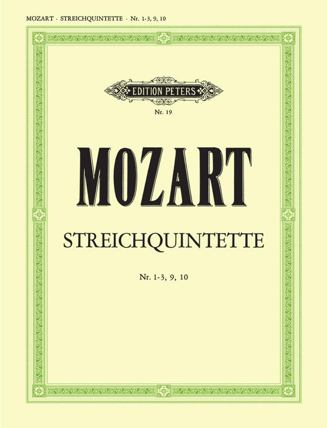 Compl. String Quintets, Vol. 2: No. 1, Horn Q., Clar. Q., Serenade No. 10 (Arr.)K174, 407 (Hn./Vc. 1 instead of Vn. 2), 581 (Va. 1/Clar.), 46, Anh. 179 (Parts) : photo 1