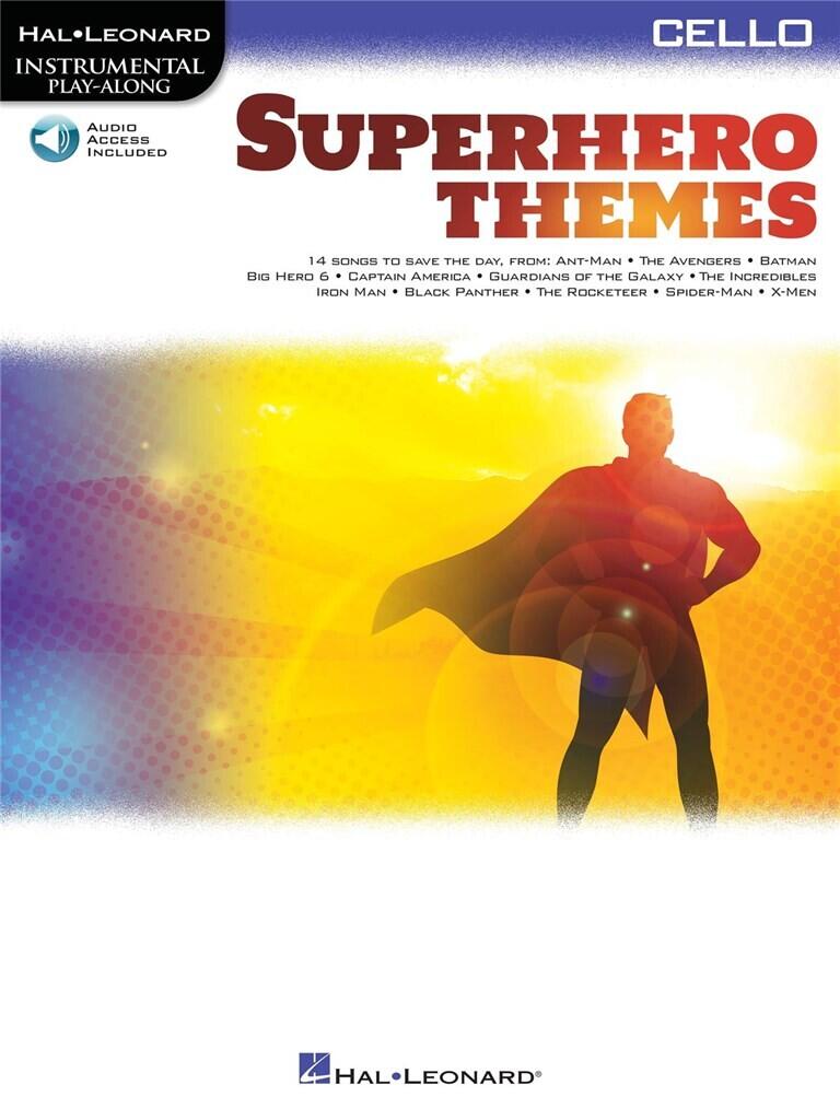 Hal Leonard Superhero Themes for Cello Instrumental Play-Along : photo 1