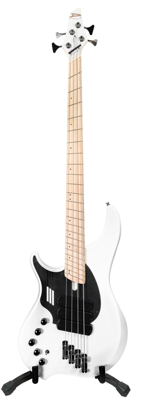 Dingwall NG3 Nolly Signature 4 strings, Left Hand, Ducati Pearl White, maple fingerboard, 3 pickups : photo 1