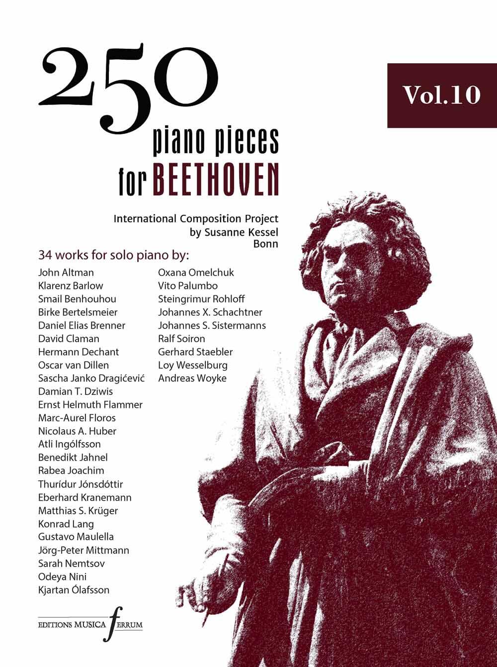 Musica Ferrum 250 Piano Pieces For Beethoven - Vol. 10 : photo 1
