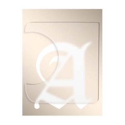 Alhambra Schlagbrett transparente Platte Golpeador 20x20