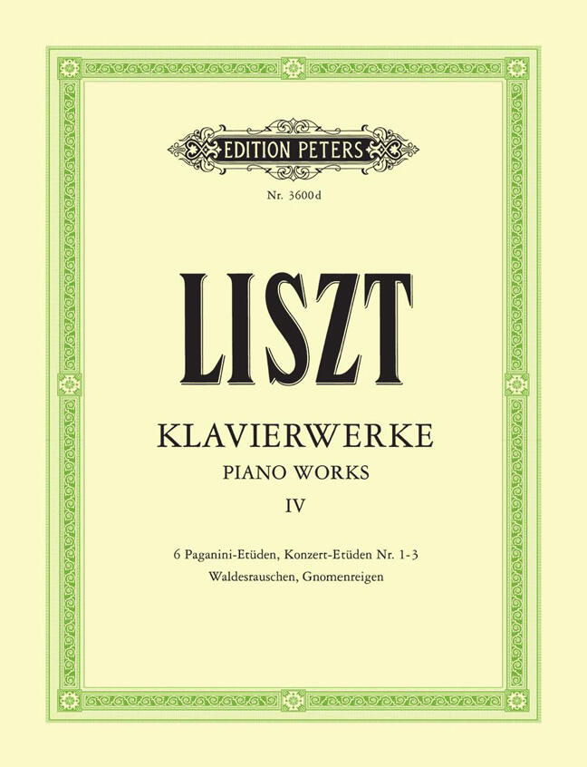 Piano Works Volume 4 Etüden Teil II - Liszt : photo 1