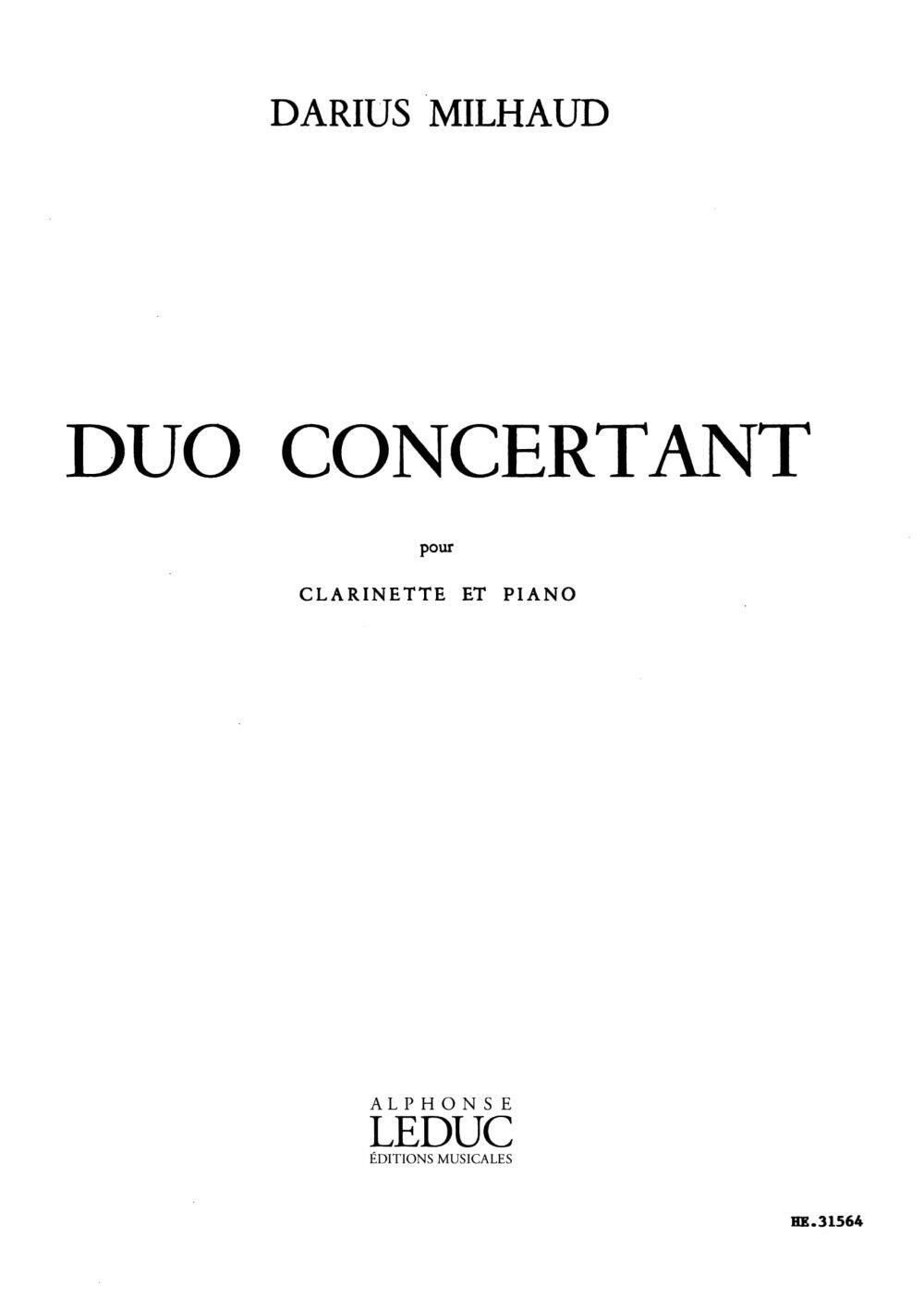 Duo Concertant Op.351 : photo 1