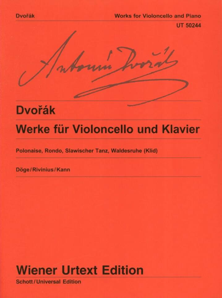 Edition Works For Cello And Piano : photo 1