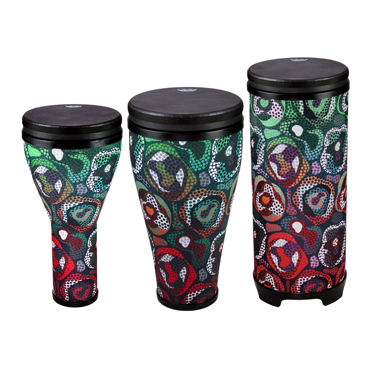 Remo Drum Combo Pack Tribal Green : photo 1