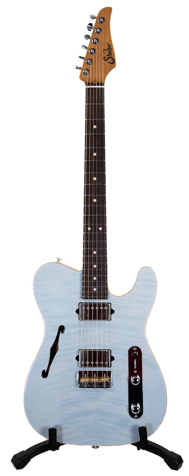 Suhr Guitars Alt T Flamed, Trans Sonic Blue, 2021 Limited Edition : photo 1