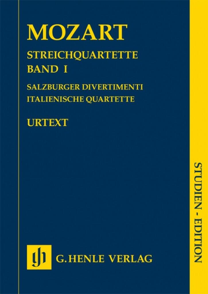 Quatuors cordes STRING QUARTETS VOLUME 1 Italian Quartets, Salzburg Divertimenti : photo 1