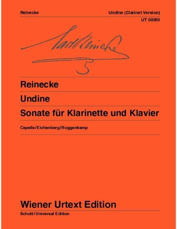 Edition Sonate Undine Opus 167 Clarinet and Piano Editor: Irmlind Capelle Fingerings: Peter Roggenkamp (piano) Notes on Interpretation: Elisabeth Eichenberg : photo 1