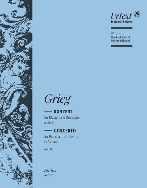 Breitkopf und Hartel Piano Concerto A minor Op. 16 partie séparée violon 1 : photo 1