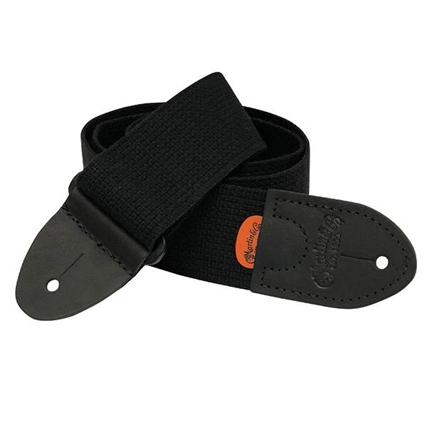Martin & Co Woven Strap, Black with Black Leather Ends : photo 1