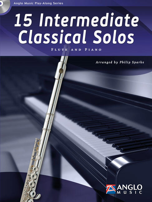 15 Intermediate Classical Solos Flute and Piano : photo 1