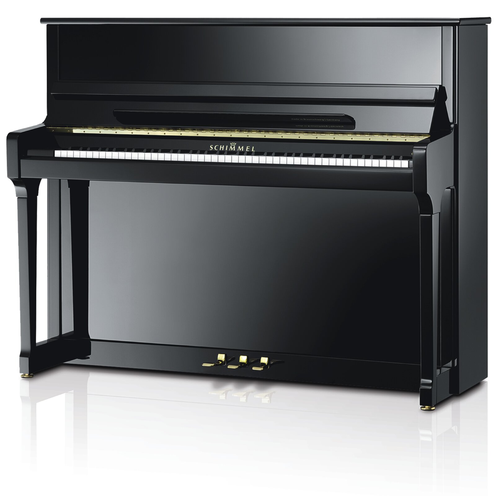 Schimmel C121 Tradition Classic Glossy black + TwinTone silencer system : photo 1