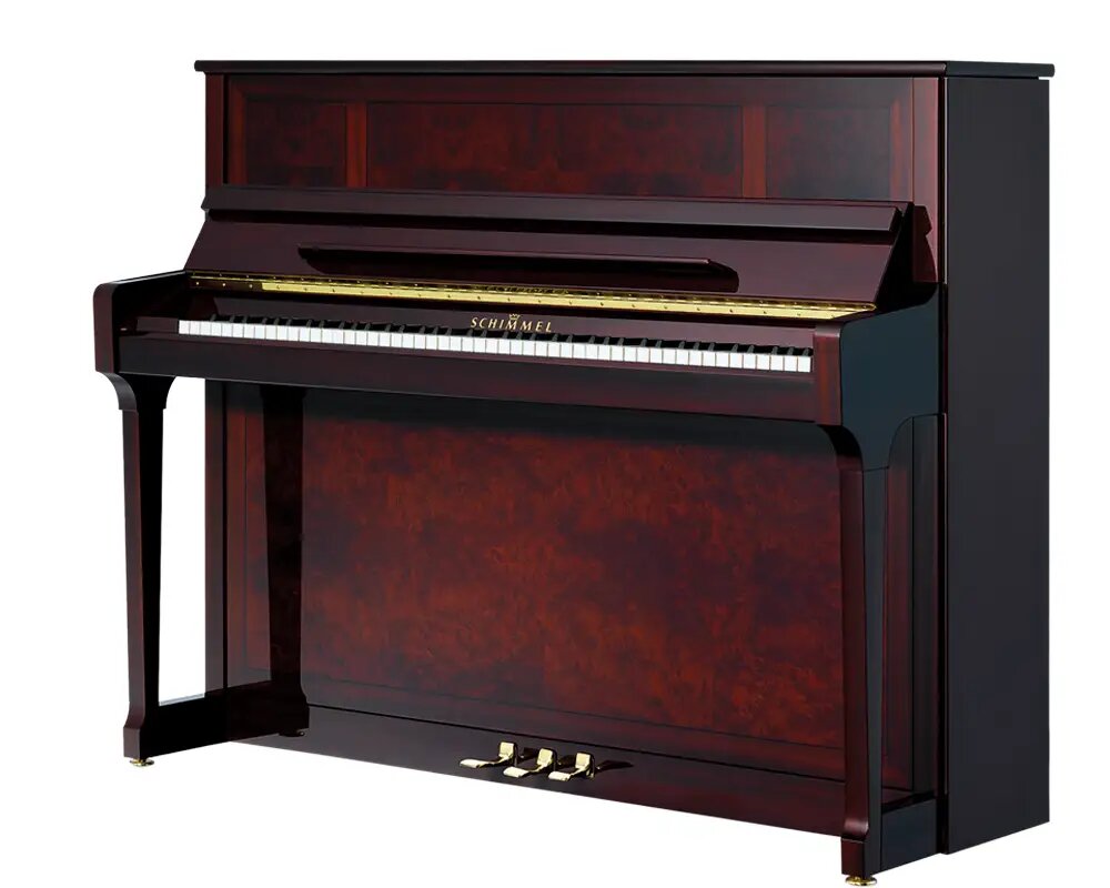 Schimmel C121 Tradition Marketerie Gloss Polished Mahogany + TwinTone Silent System : photo 1