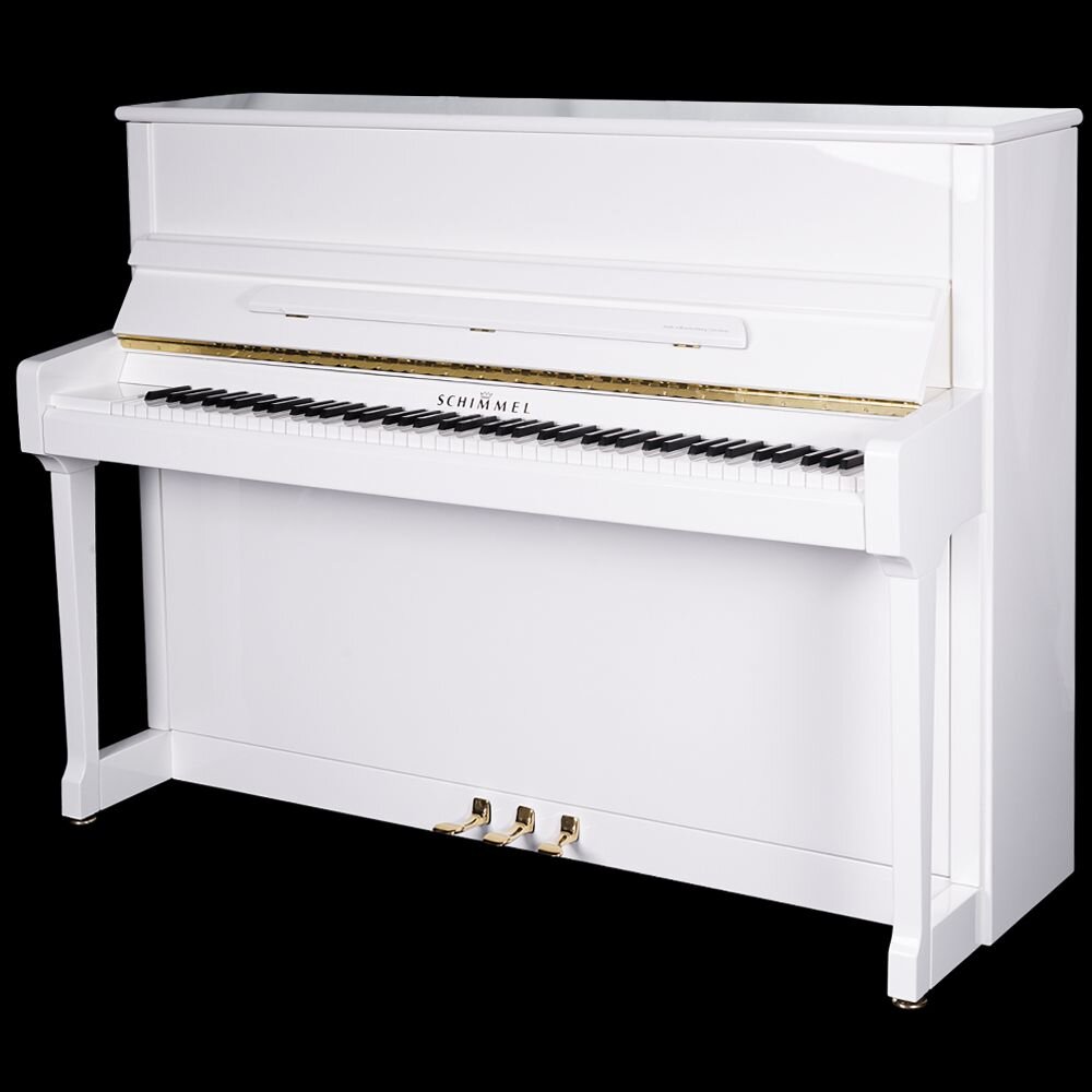 Schimmel C116 Tradition Classic Glossy white + TwinTone silencer system : photo 1