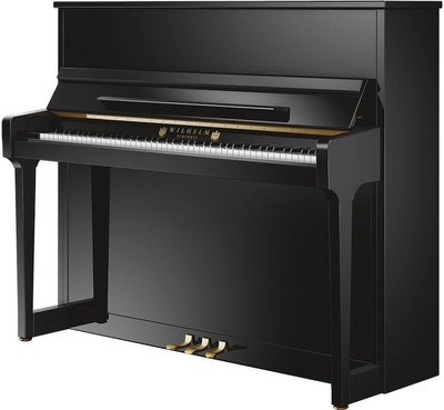 Schimmel W123 Tradition Wilhelm Glossy black + TwinTone silencer system