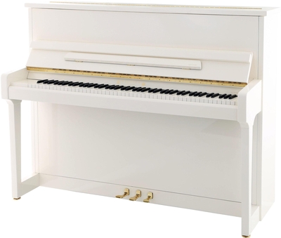 Schimmel W118 Tradition Wilhelm Glossy white + TwinTone silencer system