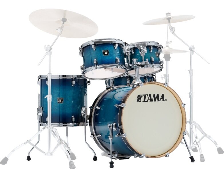 Tama CL50RS-BAB Superstar Classic 20/10/12/14/14 Blue Lacquer Burst Shell Set only : miniature 1