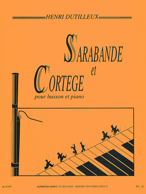 Alphonse Sarabande et Cortege for Bassoon and Piano : photo 1