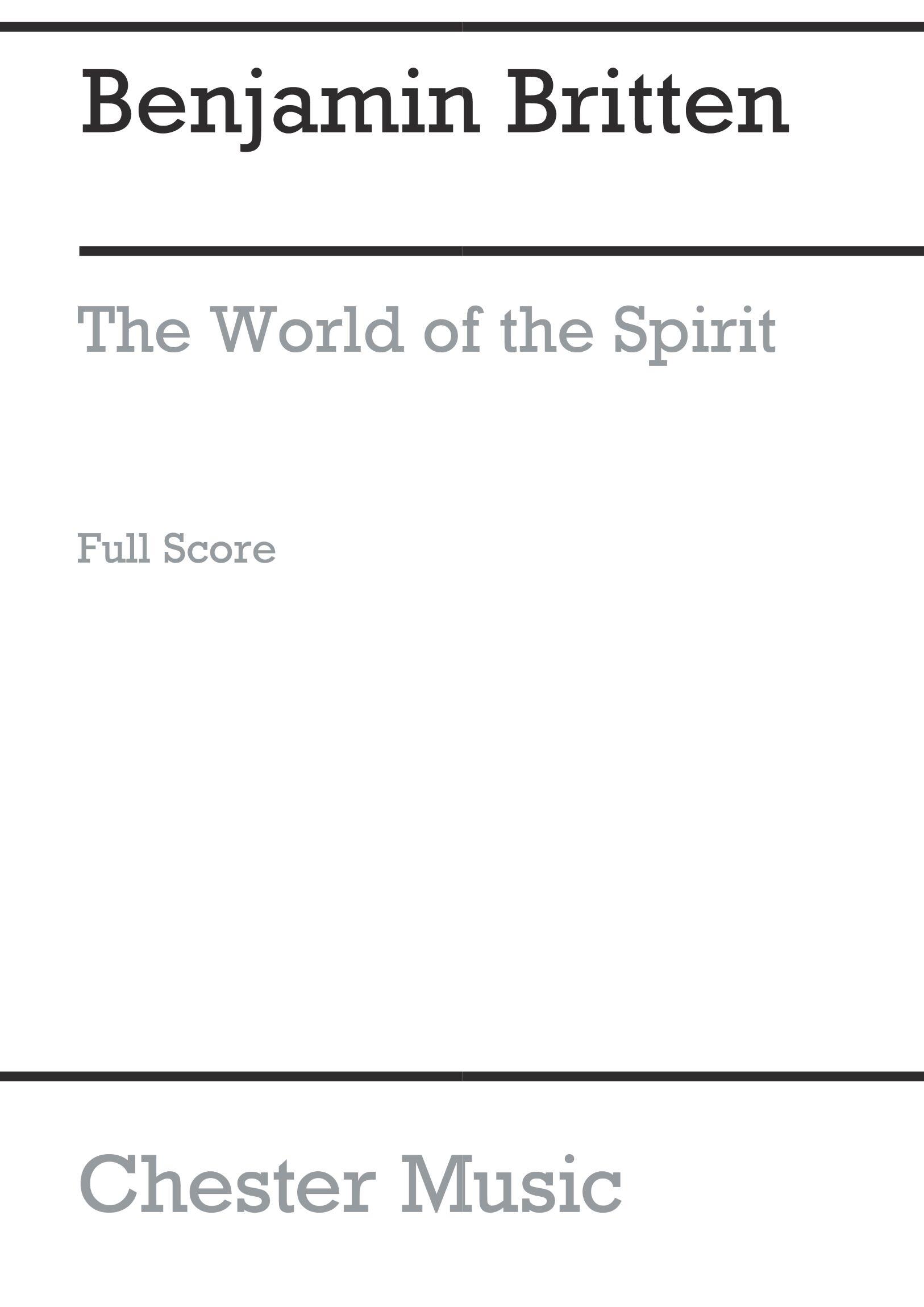 The World Of The Spirit (Full Score) : photo 1