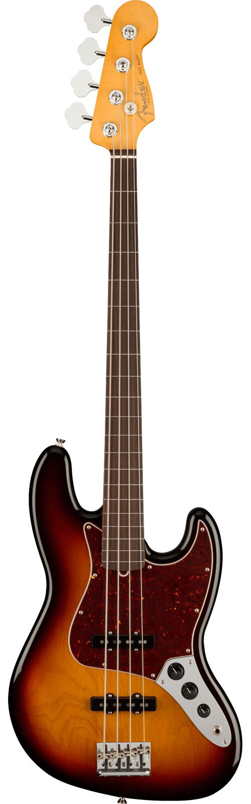 Fender American Professional II Jazz Bass Fretless, Rosewood Fingerboard 3-Color Sunburst : photo 1