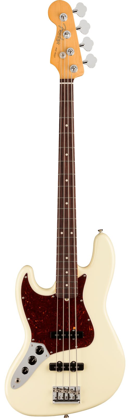 Fender American Professional II Jazz Bass Linkshänder Palisandergriffbrett Olympic White : photo 1