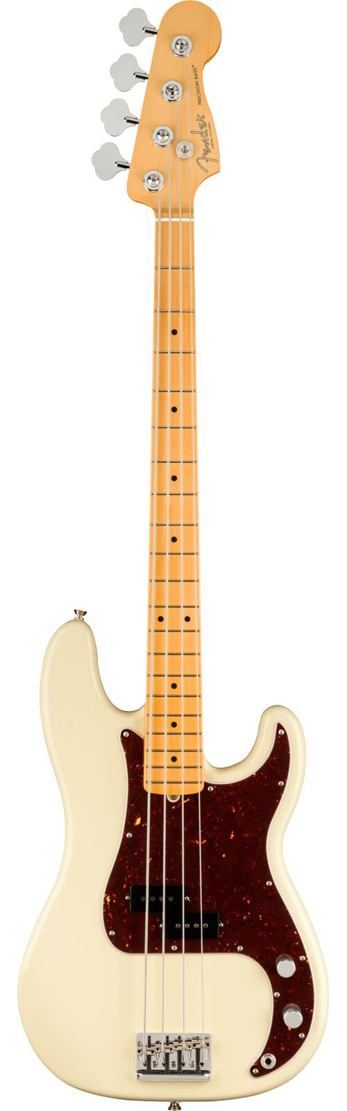 Fender American Professional II Precision Bass Maple Griffbrett Olympic White : photo 1