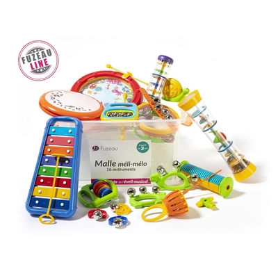 Fuzeau Malle MELI-MELO 16 scratch, shake and clap instruments