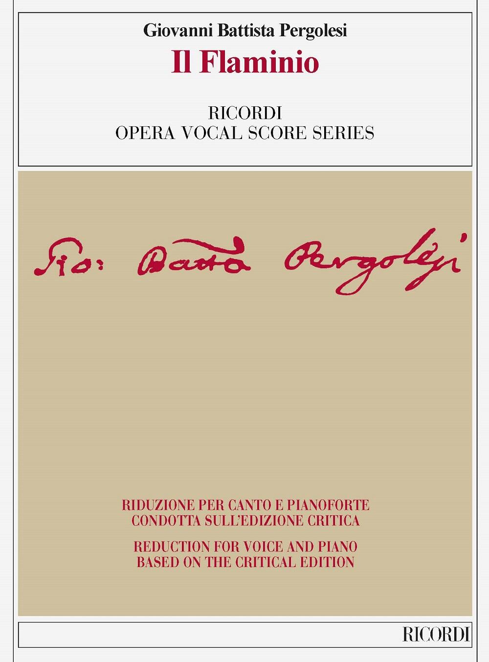 Il Flaminio Ed. critica di Ivano Bettin - Riduzione per canto e pianoforte di A. Frigé : photo 1
