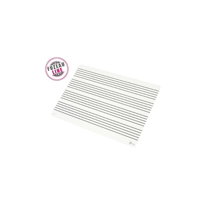 Fuzeau Ardoise avec portées musicales 22 x 31 cm