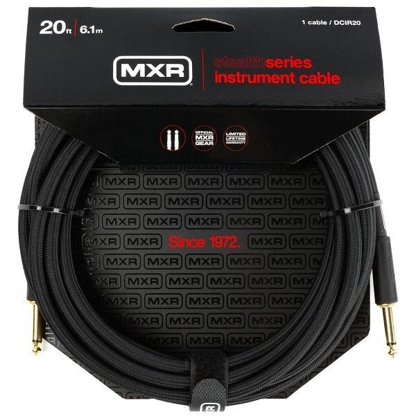 MXR 20 FT STEALTH SERIES INSTRUMENT CABLE : photo 1