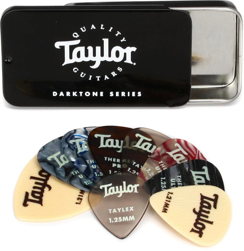 Taylor Pick Tin, Sampler Darktone Series : photo 1