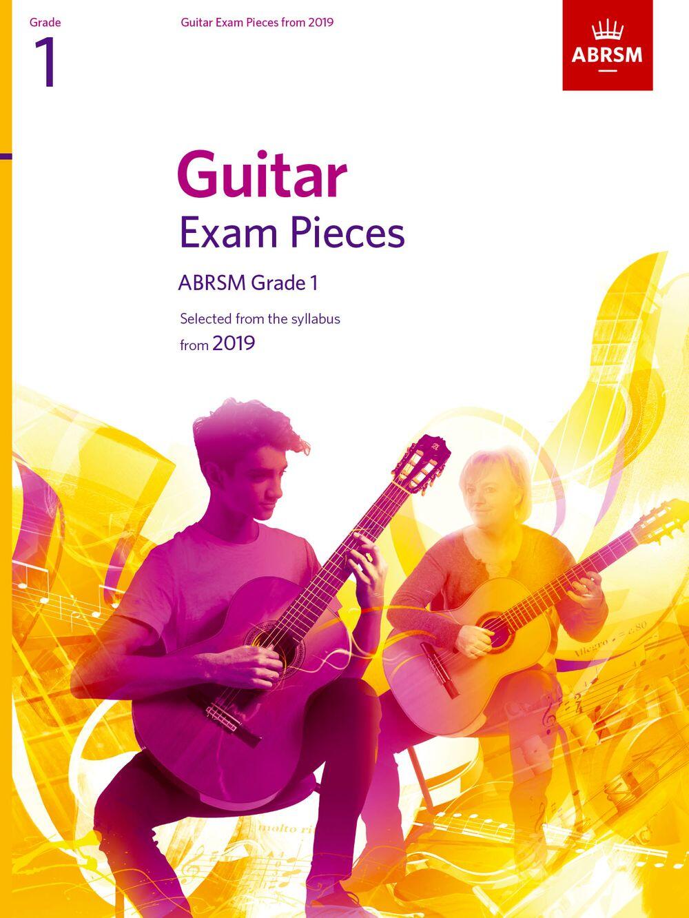 ABRSM Guitar Exam Pieces From 2019 - Grade 1 (Book) : photo 1