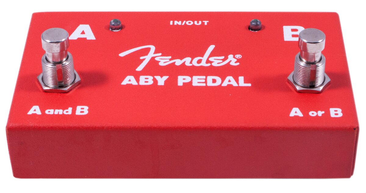 Fender 2-Switch ABY Pedal, Red : photo 1