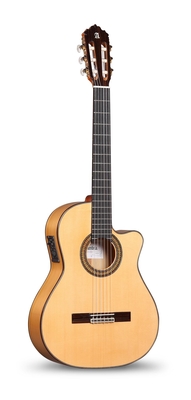 Alhambra Semi-acoustic Flamenco Cut-Away Conservatory - 7 Fc CW E8