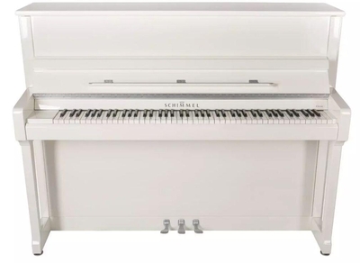 Schimmel C116 Tradition Glossy White and Chrome + TwinTone Silent System