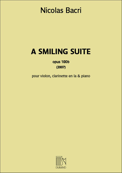 A Smiling Suite opus 100b - pour violon, clarinette en la et piano : photo 1