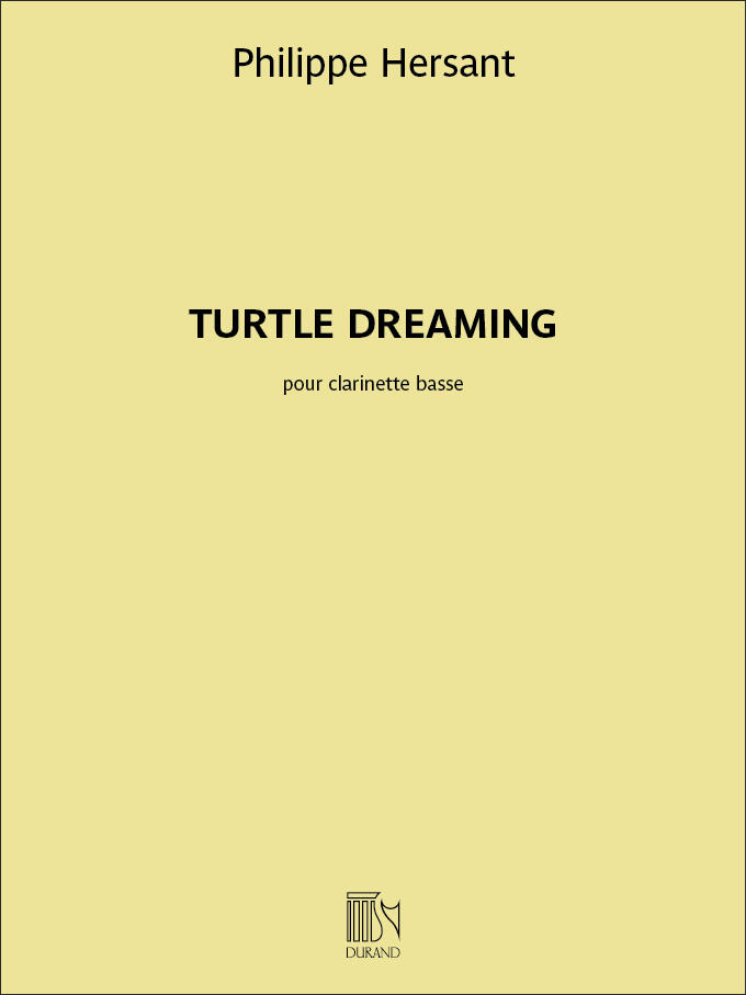 Turtle Dreaming pour clarinette basse : photo 1