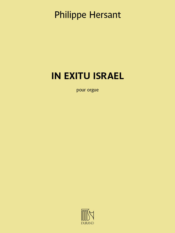 In exitu Israel pour orgue : photo 1