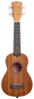 Kala KA-15S - Satin Mahogany Soprano Ukulele with Bag
