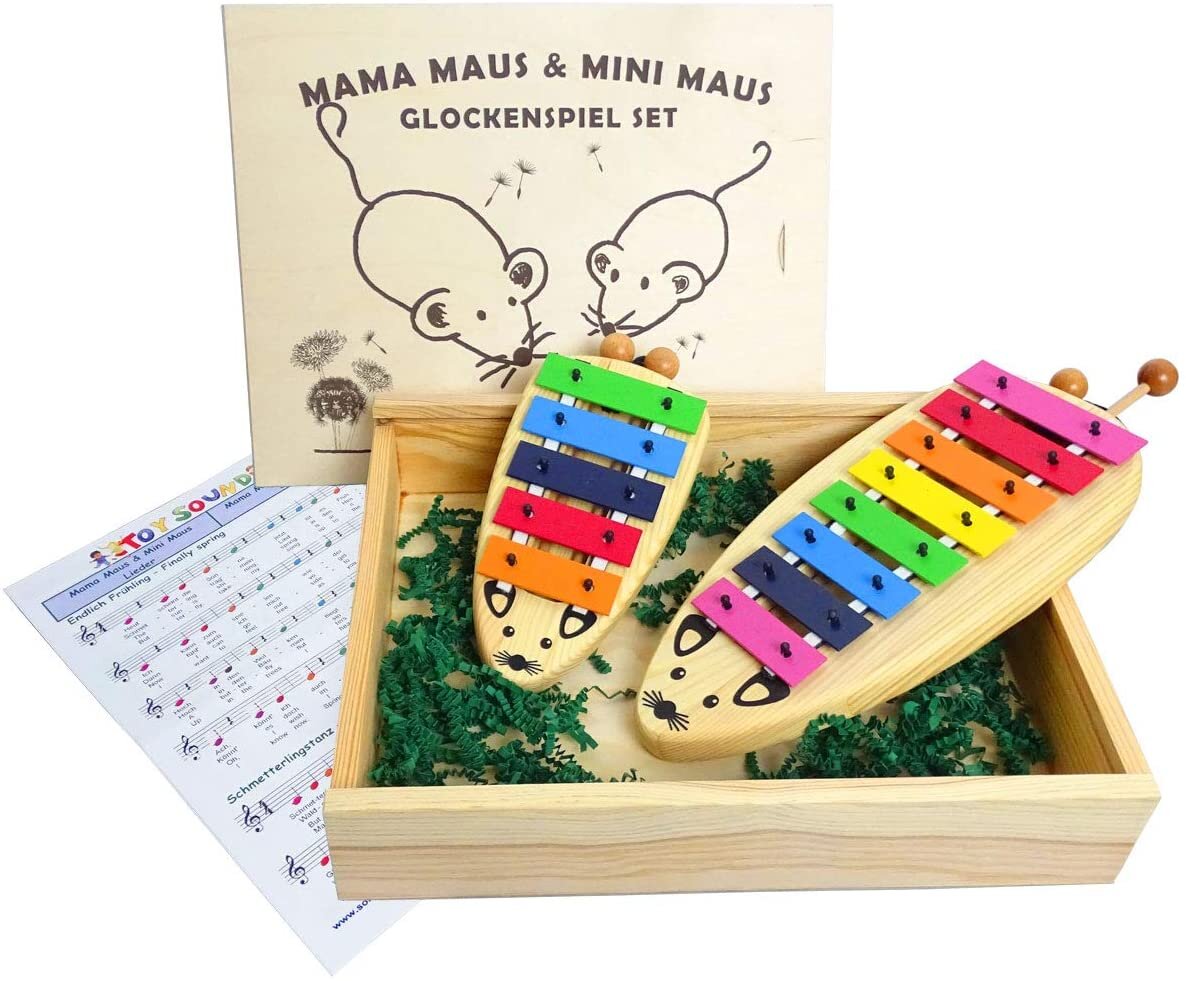 Sonor MaMa & MiMa Mama Maus & Mini Maus Glockenspiel Mouse Set : photo 1
