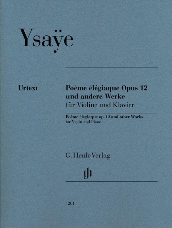 Poème élégiaque op. 12 and other Works Violine und Klavier : photo 1