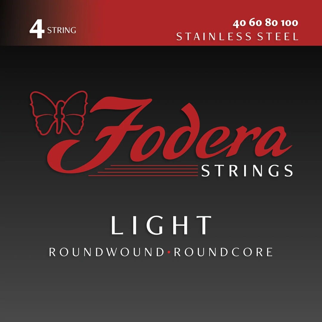 Fodera Electric Bass String Set 40-100 Light Stainless Steel : photo 1