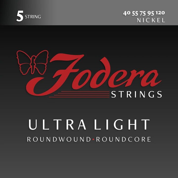 Fodera Electric Bass String Set 40-120 Utra Light Nickel : photo 1