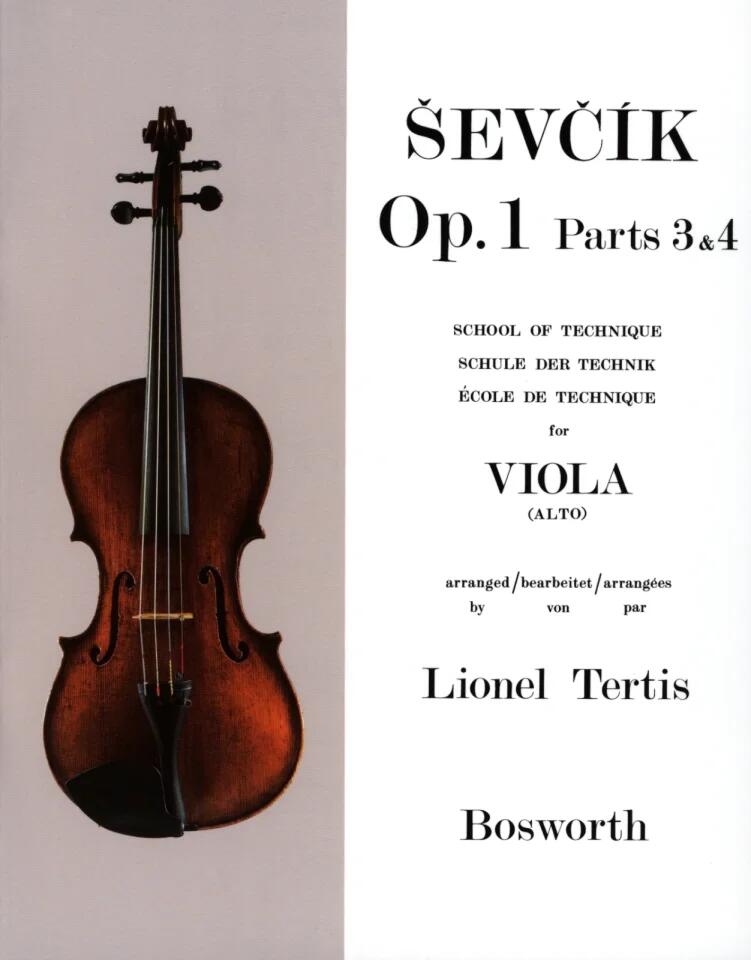 Viola Studies: School Of Technique Parts 3 And 4 Viola Sevcik Viola Studies / Otakar Sevcik : photo 1