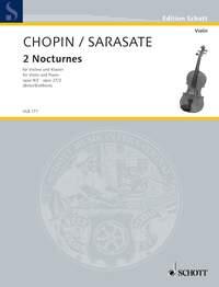 Schott Music 2 Nocturnes op. 9/2 - op. 27/2 Violine und Klavier : photo 1