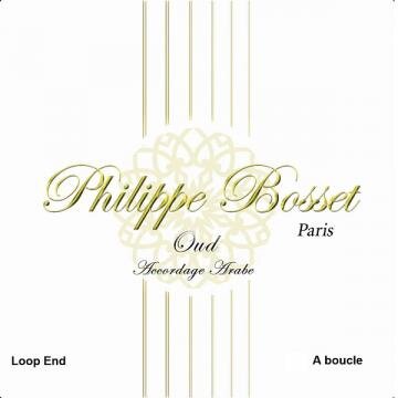 Philippe Bosset PBOUD-2843 Jeu pour Oud accodage arabe, 11 cordes, argent/nylon clair, tension normale à boucle : photo 1