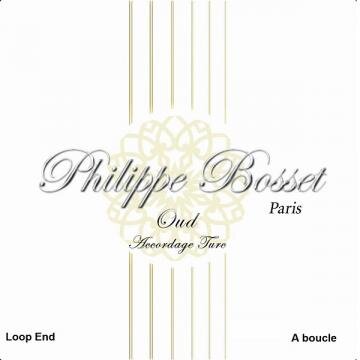 Philippe Bosset Jeu pour Oud accodage turque, 11 cordes, argent/nylon clair, tension normale à boucle : photo 1